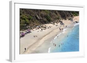 Shell Beach in Gustavia-Richard Cummins-Framed Photographic Print