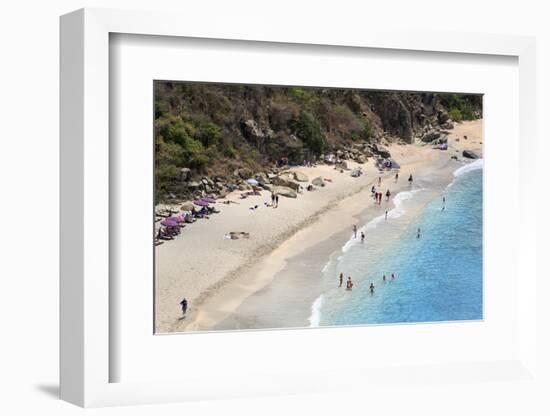 Shell Beach in Gustavia-Richard Cummins-Framed Photographic Print