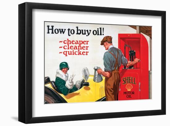 Shell-Buy Cheaper Cleaner-null-Framed Art Print