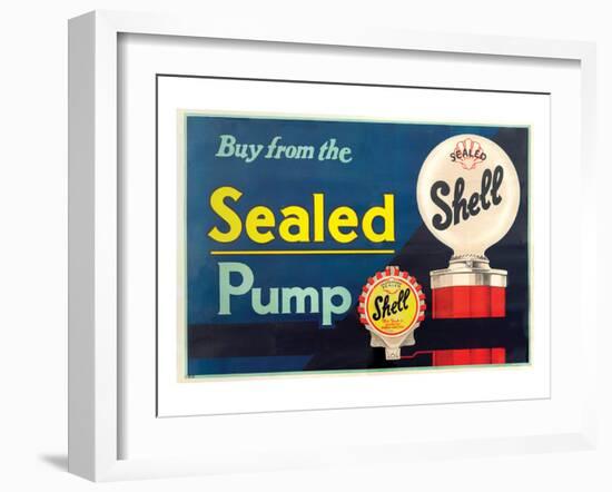 Shell-Buy From the Sealed Pump-null-Framed Art Print