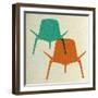 Shell Chairs II-Anita Nilsson-Framed Art Print