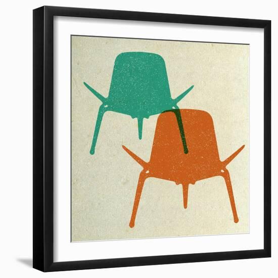 Shell Chairs II-Anita Nilsson-Framed Art Print