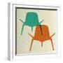 Shell Chairs II-Anita Nilsson-Framed Art Print