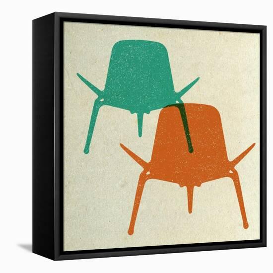 Shell Chairs II-Anita Nilsson-Framed Stretched Canvas