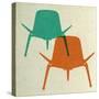 Shell Chairs II-Anita Nilsson-Stretched Canvas
