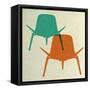 Shell Chairs II-Anita Nilsson-Framed Stretched Canvas