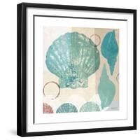 Shell Collage I-Dan Meneely-Framed Premium Giclee Print