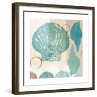 Shell Collage I-Dan Meneely-Framed Premium Giclee Print