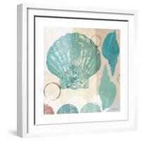 Shell Collage I-Dan Meneely-Framed Premium Giclee Print