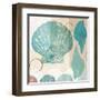 Shell Collage I-Dan Meneely-Framed Art Print