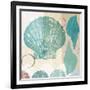 Shell Collage I-Dan Meneely-Framed Art Print