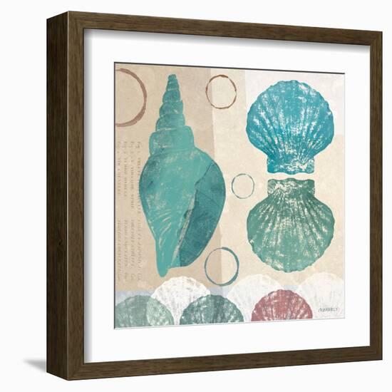 Shell Collage II-Dan Meneely-Framed Art Print