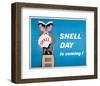 Shell Day is Coming-null-Framed Art Print