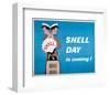 Shell Day is Coming-null-Framed Art Print