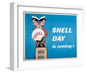 Shell Day is Coming-null-Framed Art Print