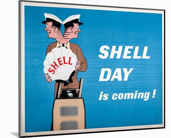 Shell Day is Coming-null-Mounted Art Print