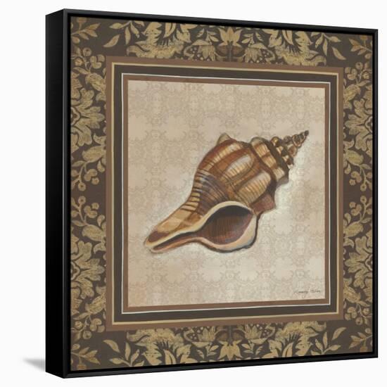 Shell Elegance I-Kimberly Poloson-Framed Stretched Canvas