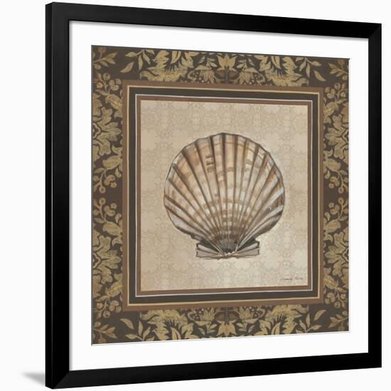 Shell Elegance II-Kimberly Poloson-Framed Premium Giclee Print