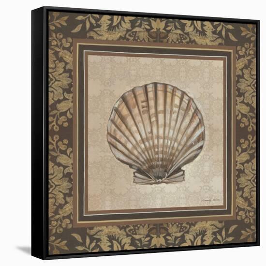Shell Elegance II-Kimberly Poloson-Framed Stretched Canvas
