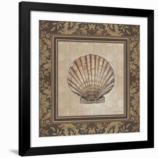 Shell Elegance II-Kimberly Poloson-Framed Premium Giclee Print