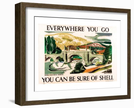 Shell Everywhere You-Aberfeldy-null-Framed Art Print