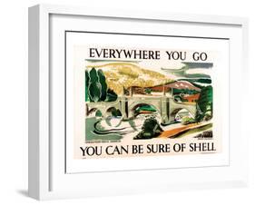 Shell Everywhere You-Aberfeldy-null-Framed Art Print