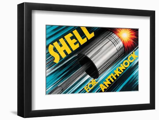 Shell for Anti-Knock-null-Framed Art Print