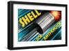 Shell for Anti-Knock-null-Framed Art Print