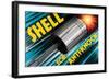 Shell for Anti-Knock-null-Framed Art Print