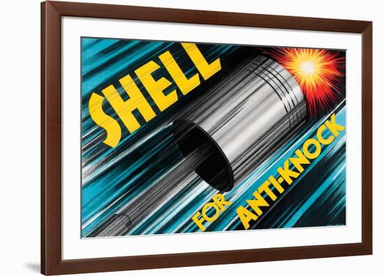 Shell for Anti-Knock-null-Framed Art Print