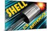 Shell for Anti-Knock-null-Mounted Art Print