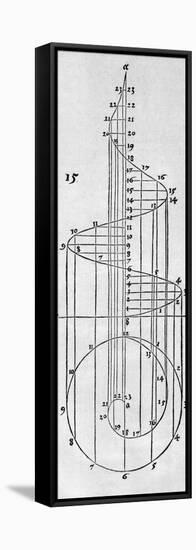 Shell Geometry, 16th Century Artwork-Middle Temple Library-Framed Stretched Canvas