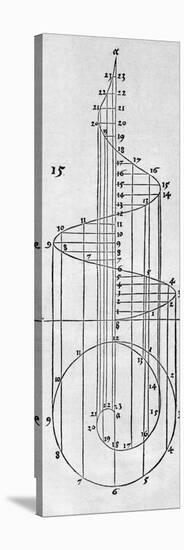 Shell Geometry, 16th Century Artwork-Middle Temple Library-Stretched Canvas