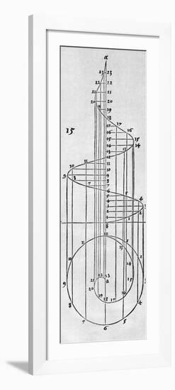 Shell Geometry, 16th Century Artwork-Middle Temple Library-Framed Photographic Print