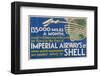 Shell Imperial Airways Fleet-null-Framed Art Print