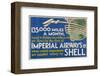 Shell Imperial Airways Fleet-null-Framed Art Print