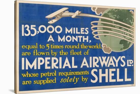 Shell Imperial Airways Fleet-null-Stretched Canvas