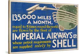 Shell Imperial Airways Fleet-null-Stretched Canvas