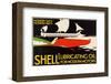 Shell Lubricating Oil-null-Framed Art Print