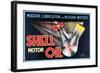 Shell Modern Lubrication-null-Framed Art Print