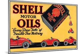 Shell Motor Oils-Every Drop-null-Mounted Art Print