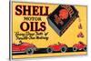 Shell Motor Oils-Every Drop-null-Stretched Canvas