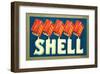 Shell Motor Spirit-null-Framed Art Print