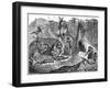 Shell Mound People, 4000-2000 BC-null-Framed Giclee Print