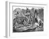 Shell Mound People, 4000-2000 BC-null-Framed Giclee Print