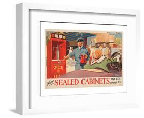 Shell Now Sealed Cabinets-null-Framed Art Print