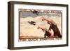 Shell Oil and Petrol Pigeons-null-Framed Art Print