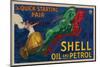 Shell Oil and Petrol-null-Mounted Premium Giclee Print