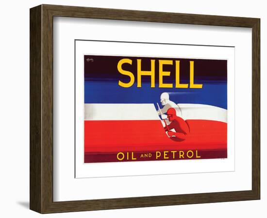 Shell Oil and Petrol-null-Framed Premium Giclee Print