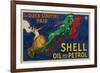 Shell Oil and Petrol-null-Framed Premium Giclee Print